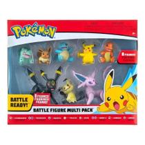 Pokémon Multi Pack Com 8 Figuras De Batalha Bonecos Pokemon