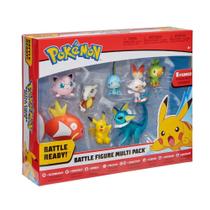 Pokémon Multi Pack Com 8 Mini Figuras De Batalha