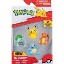 Pokemon Multipack 4 Figuras Battle Geração 1 Jazwares Pokemon Multipack 4 Figuras Battle Geração 1 Jazwares