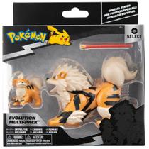 Pokemon multipack de evolucao growlithe e arcanine sunny