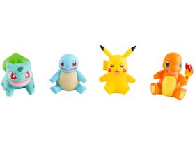 Pokemon Pack Bulbasaur Squirtle Charmander e Pikachu Sunny