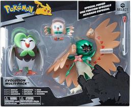 Pokemon - Pack De Evolução - Rowlet, Dartrix E Decidueye