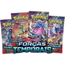 Pokemon Pacote com 6 Cartas Escarlate e Violeta 5 Forças Temporais - 003 Copag