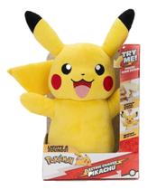 Pokémon Pelúcia Pikachu 34cm Com Luz E Som - Sunny 2613