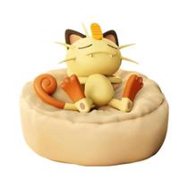 Pokémon Pikachu Meowth Slowpoke Rowlet Charmander Gonbe Figuras De Ação Sleep Starry Dream Series