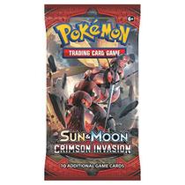 Pokemon POK81249 Sol e Lua Crimson Invasion Booster Packet Card Jogo