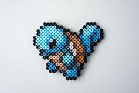Pokémon Squirtle - Figura Pixel Art