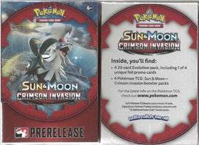 Pokemon Sun & And Moon Crimson Invasion Booster Pré-lançamento Kit Box - 63 cartas!