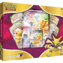 Pokemon TCG Alakazam V Box Sword e Shield Vivid Voltage - 4 Pacotes booster