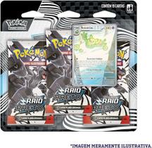 Pokémon TCG, Blister Triplo Pokémon EV10.5 Fogo Branco ou raio preto