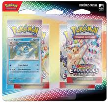 Pokémon TCG Blister Vaporeon Quadruplo Evoluções Prismaticas