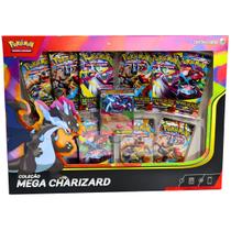 Pokémon TCG Box Coleção Mega Charizard X e Y Ex Copag Cor:Charizard X