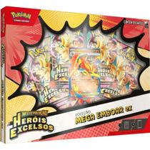 Pokémon TCG Box Mega Emboar Ex Herois Excelsos Copag