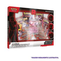 Pokémon TCG - Box Pokémon Coleção Equipe Rocket Mewtwo Ex - Copag - Carta - Card - Booster