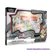 Pokémon TCG - Box Pokémon EV10.5 Fogo Branco E Raio Preto Victini - Carta - Card - Copag