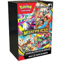 Pokémon TCG Combo 18 Booster Expansão Megaevolução ME01 Com 108 Cartas Em Português Pokémon TCG Combo 18 Booster Expansão Megaevolução ME01 Com 108 Cartas Em Português