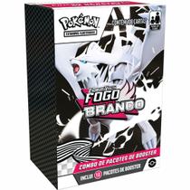 Pokémon TCG Combo de 18 Boosters Fogo Branco Copag Pokémon TCG Combo de 18 Boosters Fogo Branco Copag
