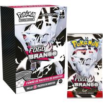 Pokémon TCG Combo De Booster Pokémon EV10.5 Fogo Branco 108 Cartas em 18 Envelopes