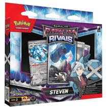 Pokémon TCG, Deck Batalha Pokémon Rivais Steven / Marine Com 60 Cartas Pokémon TCG, Deck Batalha Pokémon Rivais Steven / Marine Com 60 Cartas
