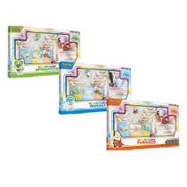 Pokemon TCG Estampas Ilustradas Kit com 3 Boxes Coleção Paldea 40 Cartas Copag - 32528