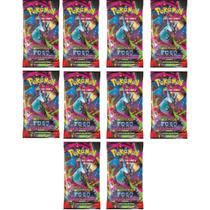 Pokémon TCG Kit c/ 10 Boosters Fogo Fantasmagorico Copag Pokémon TCG Kit c/ 10 Boosters Fogo Fantasmagorico Copag