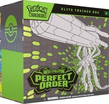 Pokemon TCG Mega Evolução Box Perfect Order Elite Trainer Pokemon TCG Mega Evolução Box Perfect Order Elite Trainer