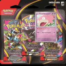 Pokémon TCG: Mega Evolução - Escuridão Absoluta - 3-Pack Blister - Português. Jogo de Cartas