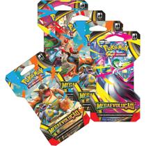 Pokémon Tcg Megaevolução Kit 5 Boosters Copag 30 Cartas Cards Em Português