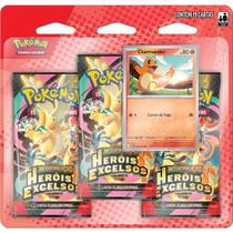 Pokémon TCG Triplo Herois Excelsos Charmander Copag