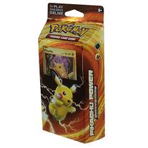 Pokemon TCG: XY Evolutions Pikachu Power Theme Deck 60 Card Theme Deck & Collectible Trading Set Inclui Lista de Verificação de Cartas, 1 Moeda Metálica, Folha de Regras para 2 Jogadores, Playmat, Contadores de Danos, 1 Caixa de Deck