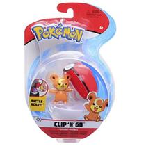 Pokemon Teddiursa Pokeball Clip n Go Action Figure