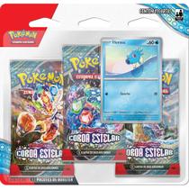 Pokémon Triple Pack - Escarlate e Violeta Coroa Estelar