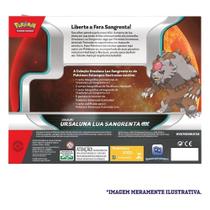 Pokemon Ursaluna Lua Sangrente Ex 40Cartas