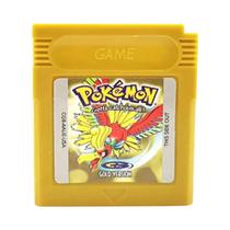Pokémon Vermelho Azul Cristal Ouro Verde Prata Amarelo Gbc Cartucho De Jogo De 16 Bits Cartão De
