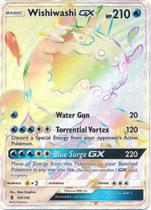 Pokemon Wishiwashi-GX - 151/145 - Secret Rare - Sun & Moon: Guardians Rising