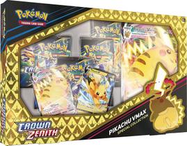 Pokmon TCG Crown Zenith Pikachu VMAX Coleção Especial