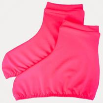 Polaina Cobre Botas Capa Para Patins Patinashow Rosa Neon