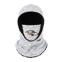 Polaina com Capuz NFL Baltimore Ravens - Cinza Mesclado com Logo Grande