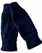 Polaina em Lã Infantil (Azul Marinho)