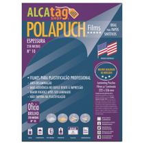 PolaPuch Plástico p Plastificação N10 Esp 0.10 250 mic Ofício