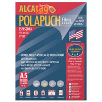 PolaPuch Plástico para Plastificação N7, Esp 0.07, 175 mic - A5 PolaPuch Plástico para Plastificação N7, Esp 0.07, 175 mic - A5