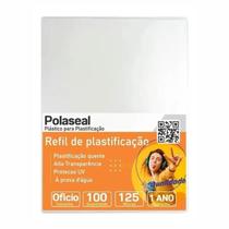 Polaseal para Plastificação Ofício 226x340x0,05mm 100un Polaseal para Plastificação Ofício 226x340x0,05mm 100un
