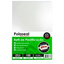 Polaseal para Plastificação Ofício 226x340x0,05mm 100un