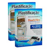 Polaseal Plástico para plastificação 0,05 Crachá 59x86 200un