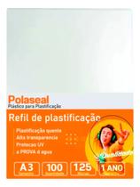 Polaseal Plástico para Plastificação A3 303x426x0,05mm 100un