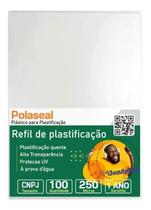 Polaseal Plástico Para Plastificação CNPJ 121X191X0,10