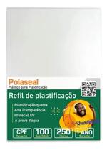 Polaseal Plástico para Plastificação CPF 66x99x0,10mm 100un