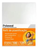 Polaseal Plástico para Plastificação Crachá 59x86x0,05 100un