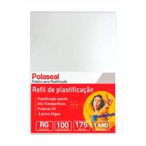 Polaseal Plástico para Plastificação RG 80x110x0,07mm 100un - Cassmar