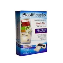 Polaseal RG 80x110 - 100 folhas - Plástico para plastificação Pouch Film 0,05